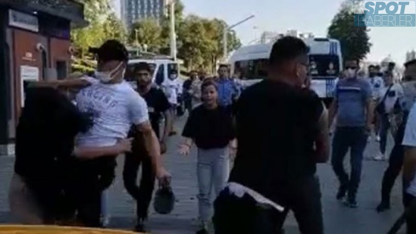 Taksim’de bir kadına şiddet uygulayan zabıta hakkında İBB’den açıklama!