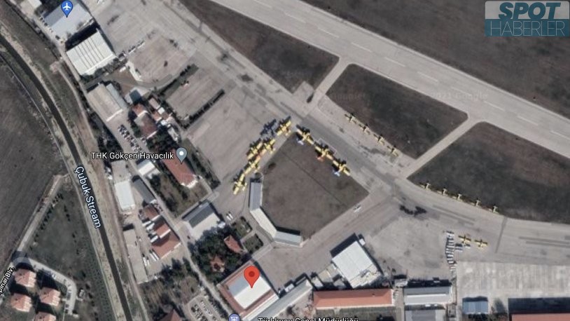 THK uçaklarının uydu görüntülerine sansür!