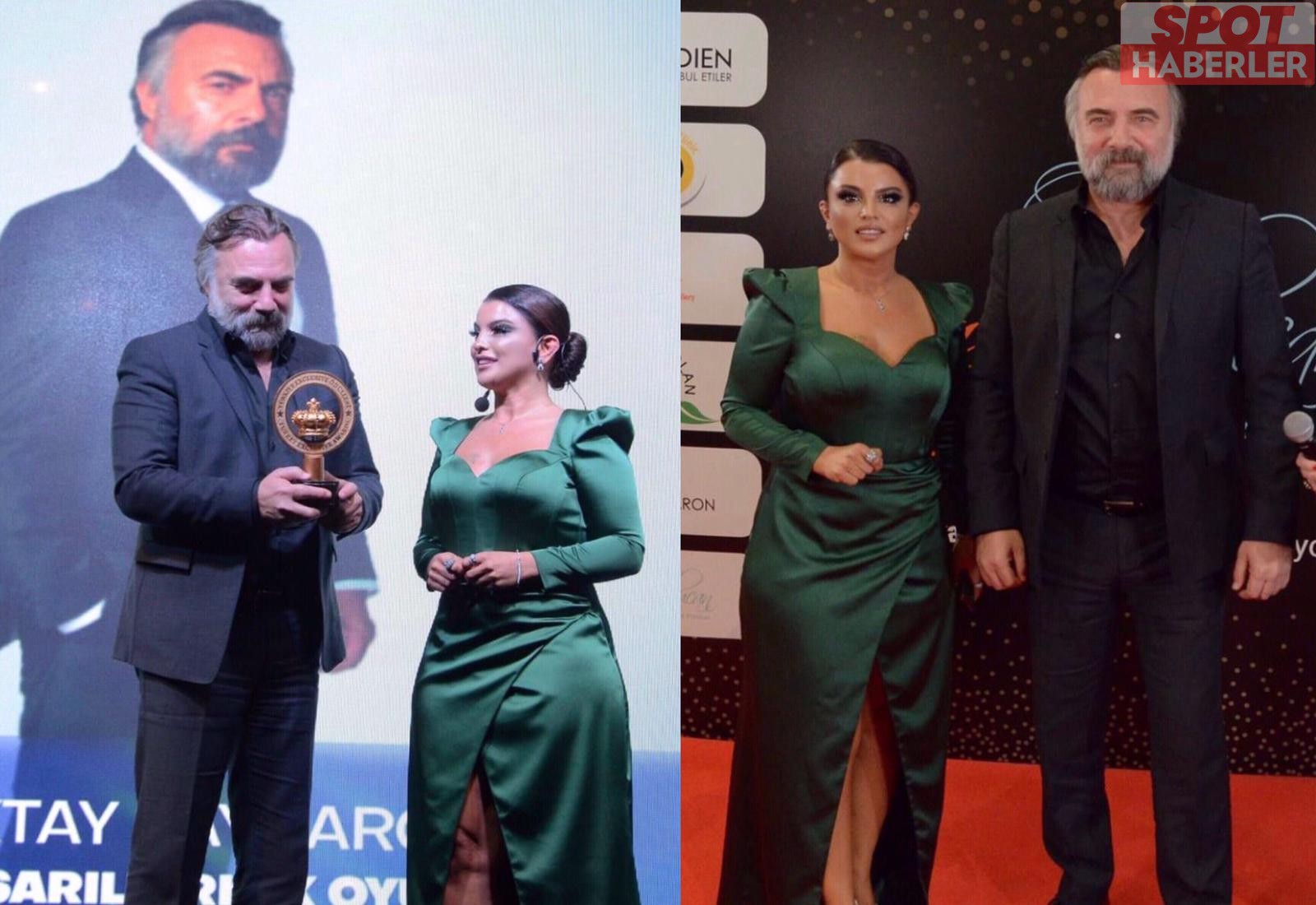 Ünlü Oyuncu Oktay Kaynarca, Oya Ulucan’dan Ödülünü Aldı!