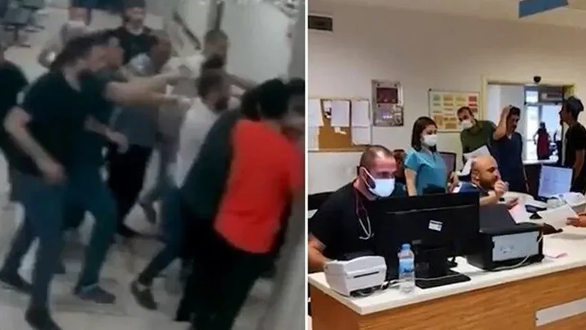 Doktora kaldırım taşlı saldırı