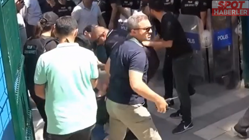 Özel sektör öğretmenlerine, polisten biber gazlı müdahale!