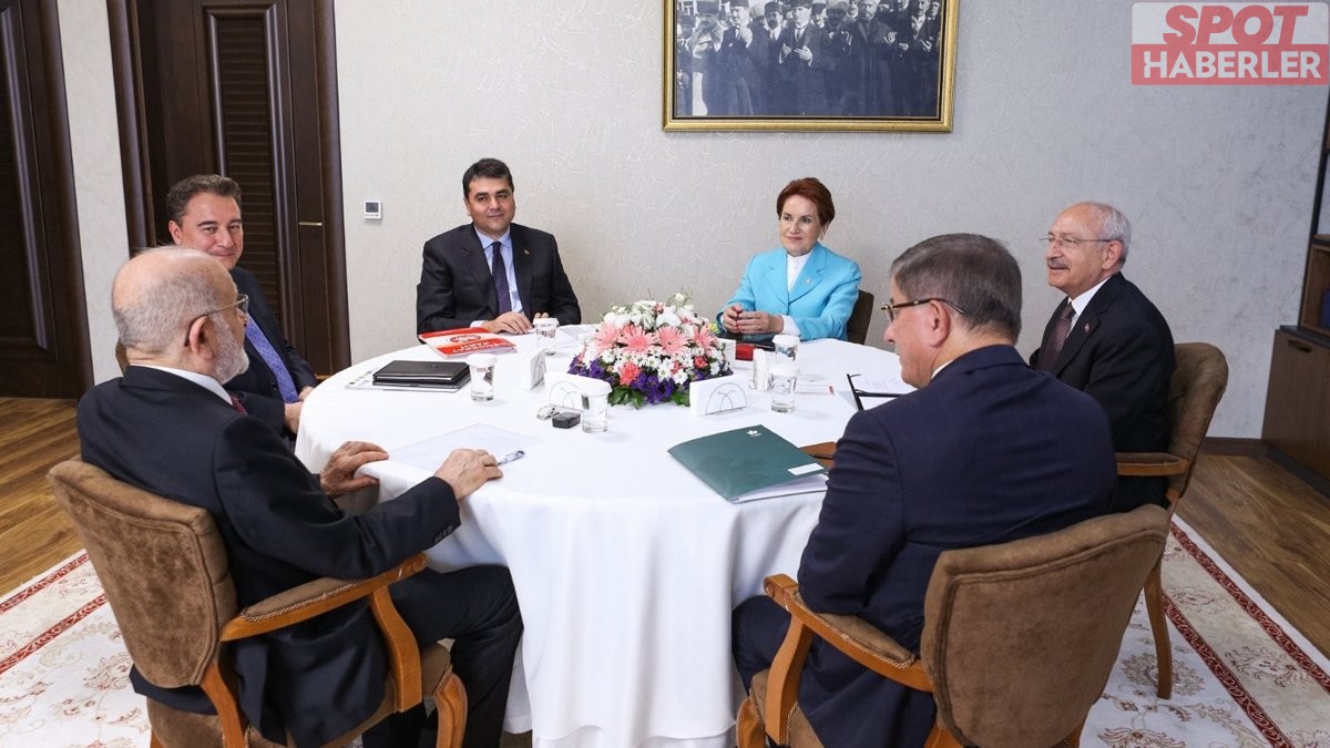 Altılı masa anlaştı: İkinci tur görüşmeleri için sürpriz karar