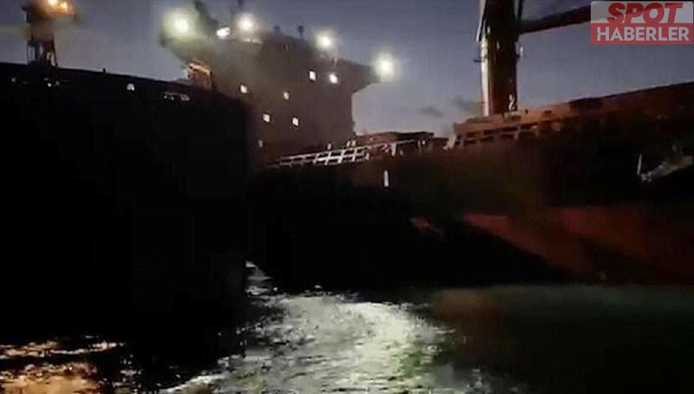 İstanbul Boğazı’nda Gemiler Çarpıştı