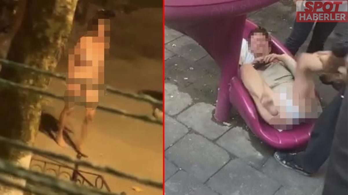 Fatih’te çırılçıplak dolaşıp etrafa saldıran kadın, mahalleliyi canından bezdirdi