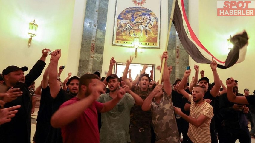 Irak’ta Sadr Yanlıları Cumhurbaşkanlığı Sarayı’nı Bastı