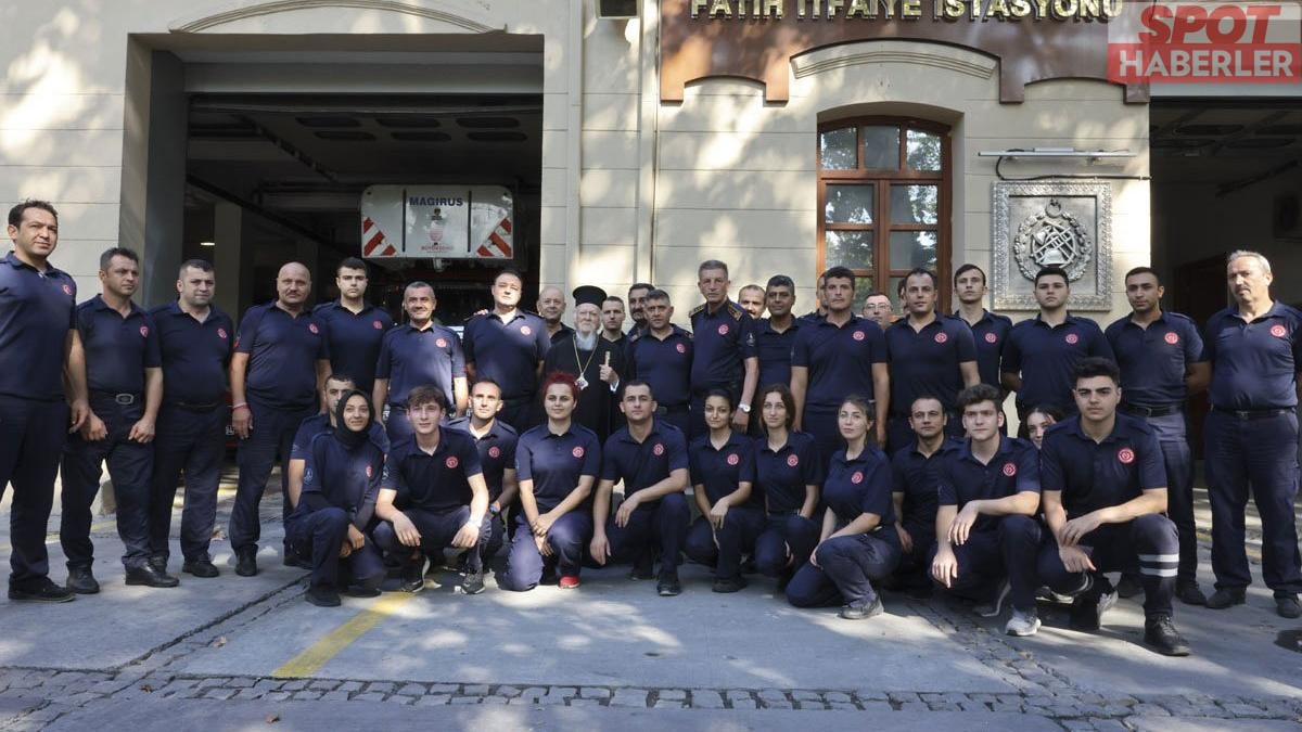 Patrik Bartholomeos, İtfaiyeye Teşekkür Ziyaretinde Bulundu
