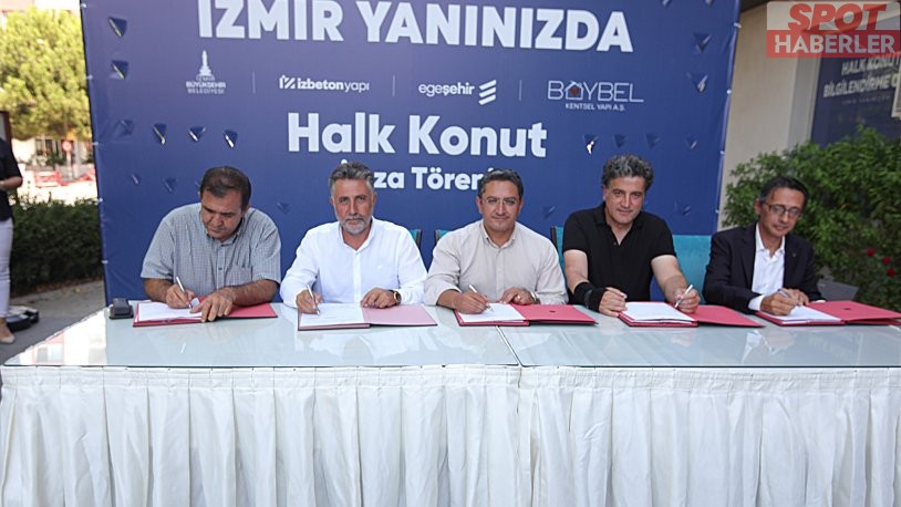 Halk Konut Projesi’nde ikinci imzalar atıldı