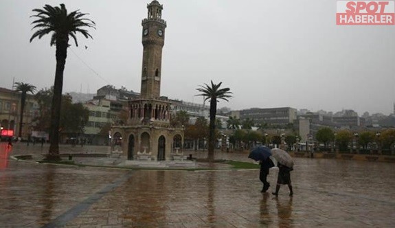 İzmir’e kuvvetli yağış uyarısı
