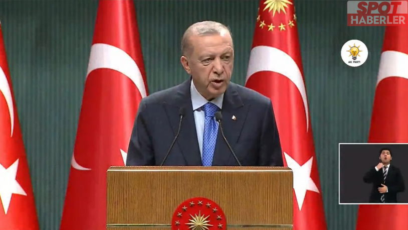 Kabine toplantısı sonrası Cumhurbaşkanı Erdoğan açıklamalarda bulundu