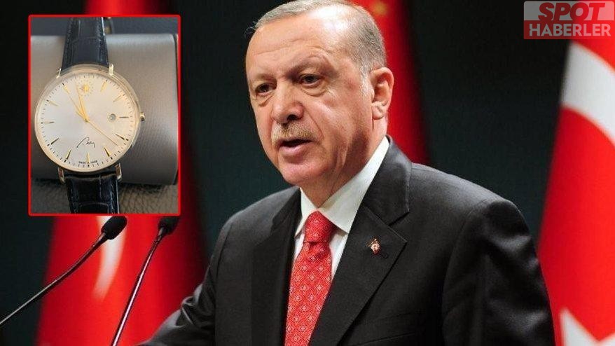 Erdoğan’ın  Parti Yöneticilerine Cumhurbaşkanı Forslu İsviçre Malı Saat Hediye Etti