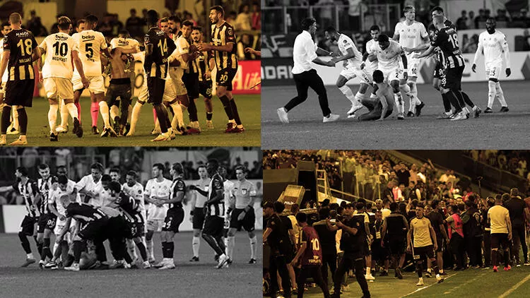 Ankaragücü-Beşiktaş maçı sonrası olaylar çıktı