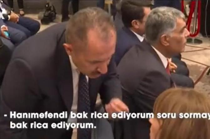Adalet Bakanı Basın Danışmanından, muhalif muhabire talimat: Soru sormayın