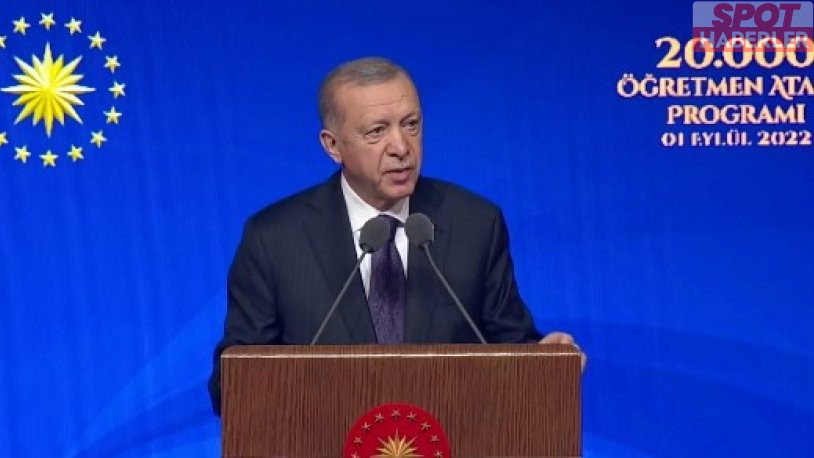 Cumhurbaşkanı Erdoğan, öğretmen atama töreninde öğretmenleri hedef aldı