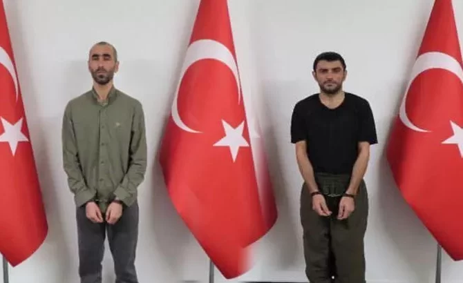 MİT operasyonuyla Terörist ‘Lehenk’ ve Alişer’ Türkiye’ye getirildi