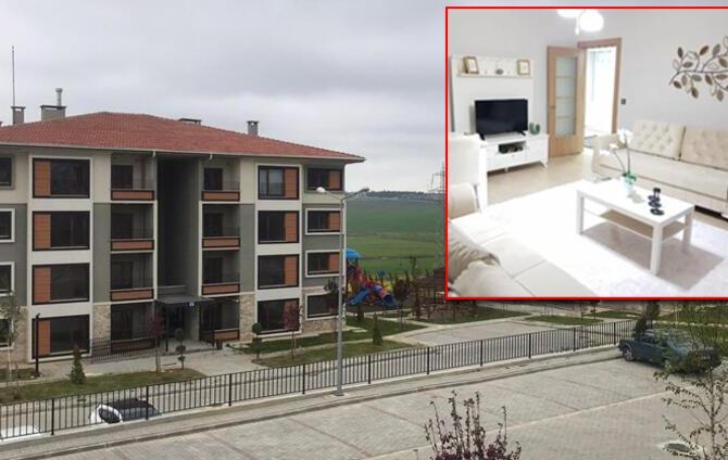Merak edilen 125 metrekarelik, 3+1 TOKİ örnek evlerini içi