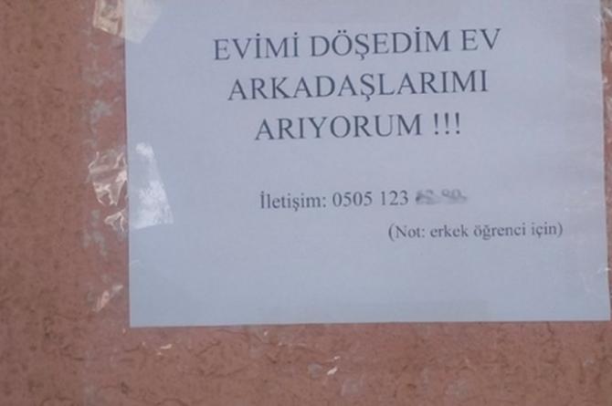 ‘Ev arkadaşı aranıyor’ ilanında artış