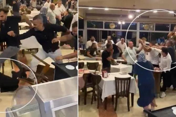 ‘İstek şarkı’ talebinde bulunan müşterinin kafasında sandalye kırdılar