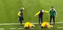 Televizyona yansımayan skandal görüntü: Jesus İstanbulsporlu oyuncuyu önce tekmeledi…
