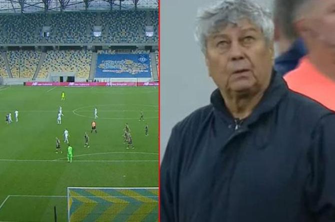 Lucescu gökyüzüne bakakaldı! Dinamo Kiev maçında hava saldırısı uyarısı yapılınca herkes sığınaklara koştu