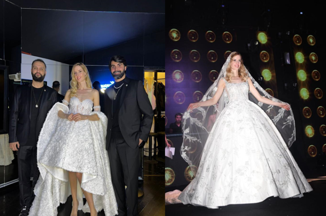 Latelier Blanc’dan, Wilma Ellles’e 200 bin Euro’luk gelinlik