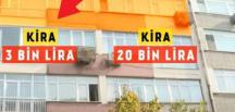 Aynı apartmanda iki ev, birinin kirası 3 bin TL birinin 20 bin!