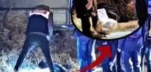 Saçından sürükleyerek evden çıkardığı karısının başını kesti
