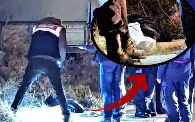 Saçından sürükleyerek evden çıkardığı karısının başını kesti