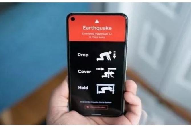 Google depremi önceden bildi: Android Deprem Uyarı Sistemi