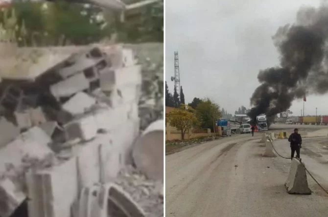 Gaziantep Karkamış’a roketli saldırı