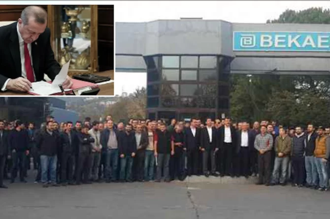 Erdoğan iki fabrikada grev erteledi
