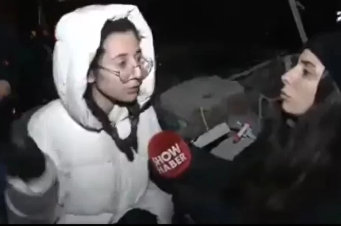Show TV muhabiri, ‘yardım gelmedi’ diyen vatandaşın yanından uzaklaştı