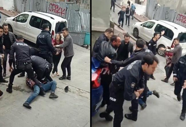 İstanbul’da KADES ihbarına giden polise saldırı
