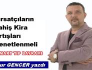 Fırsatçıların Fahiş Kira Artışları Denetlenmeli