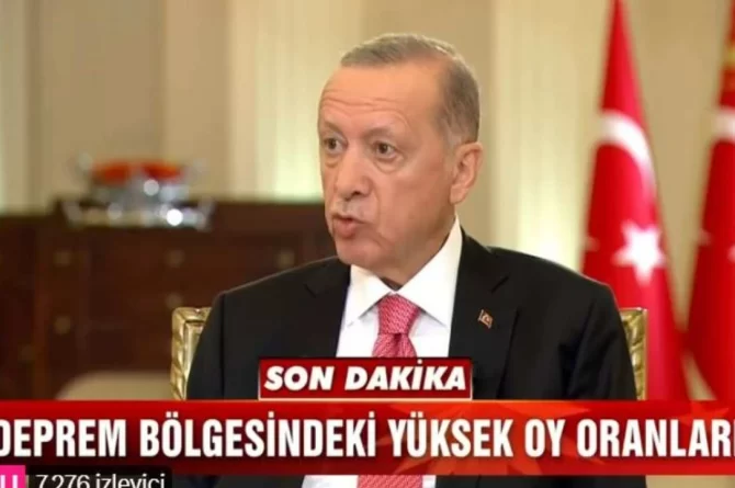 Erdoğan: Partimde düşüş söz konusu