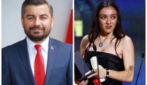 RTÜK Başkan Yardımcısı İbrahim Uslu, Cannes’da ödül alan Merve Dizdar’ı hedef aldı