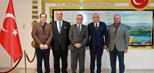 Gazetecilerden Kaymakam Tiryakiye ziyaret