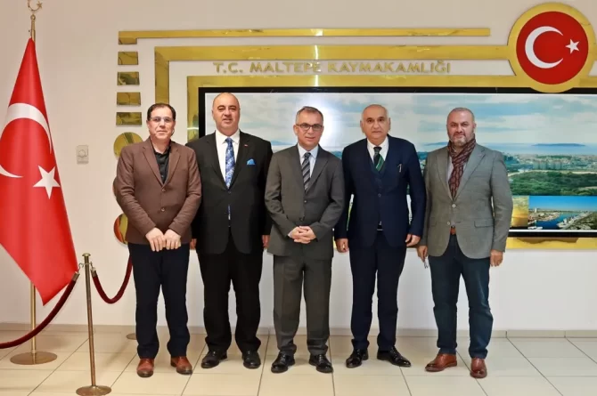 Gazetecilerden Kaymakam Tiryakiye ziyaret