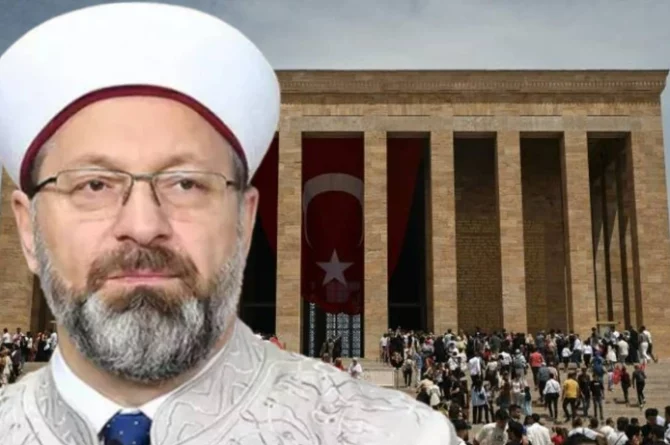 Diyanet İşleri Başkanı Ali Erbaş 42 ülkeyi gezdi; görev süresi boyunca Anıtkabir’i ziyaret etmedi