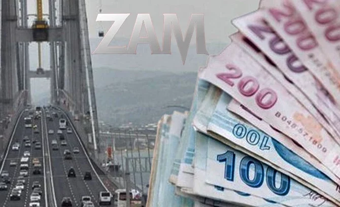 Otoyol ve köprü ücretlerine büyük zam