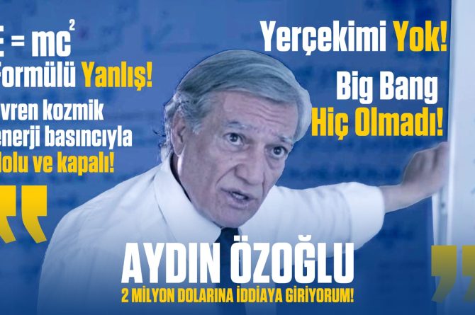 Aydın Özoğlu: “Evren kozmik enerji basıncı ile dolu ve kapalı”