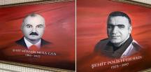 Şehit Sekin ve Can’ın yağlı boya portreleri adliye duvarlarına asıldı