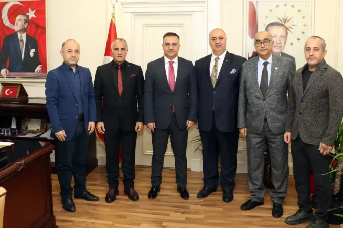 Gazetecilerden Kaymakam Yavuz’a ziyaret