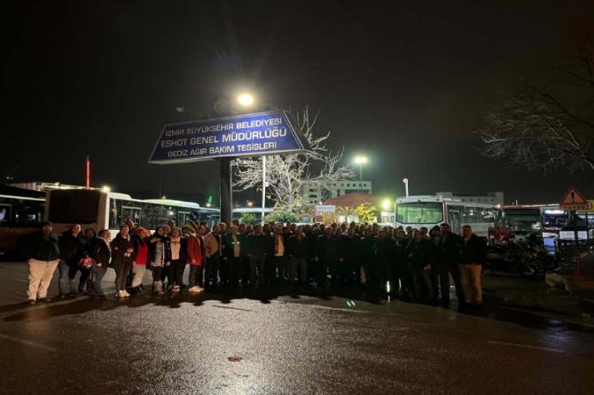 ESHOT greve gitti otobüs seferleri aksıyor