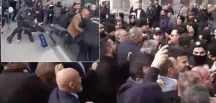 İmamoğlu’nun ifade vereceği Çağlayan Adliyesi’nin önünde ortalık karıştı