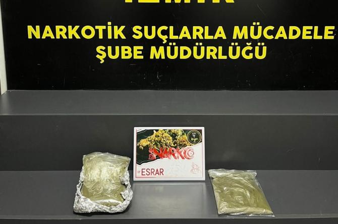 İzmir’de narkotik operasyonu