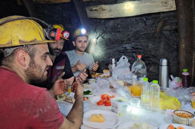 Yerin metrelerce altında ilk sahur