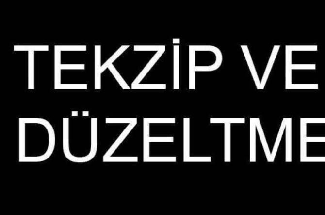 Cevap ve Düzeltme