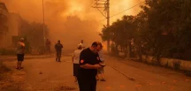 Yangınlardan etkilenen 46 kişinin tedavisi hastanelerde devam ediyor