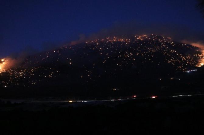 Denizli’de orman yangını!