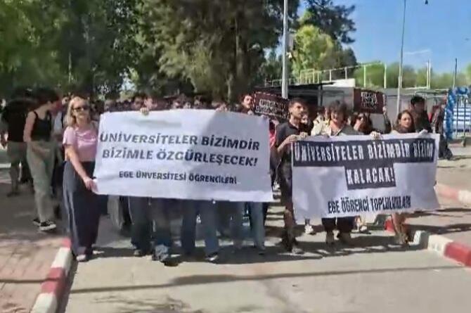 Ege Üniversitesi’nde gerginlik